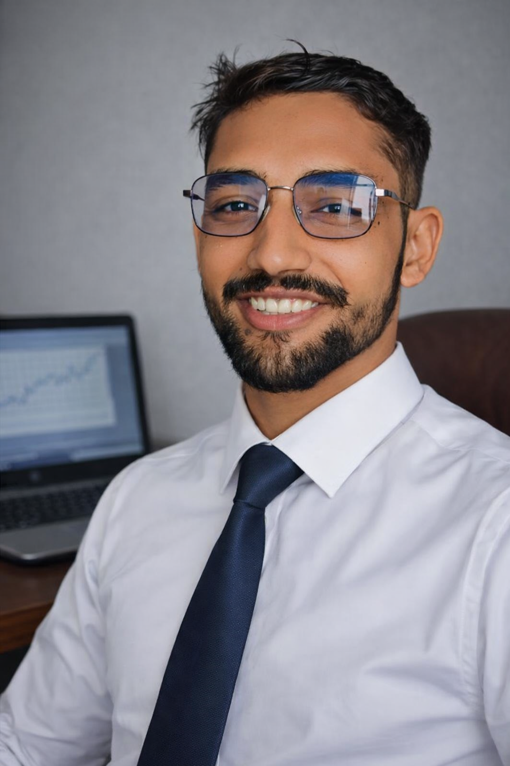 Portrait of Ashis Pandey